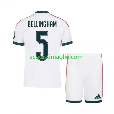 Divisa di Calcio Real Madrid Jude Bellingham 5 Bambino Prima 2026/2027
